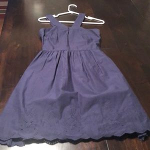 Dark blue summer dress